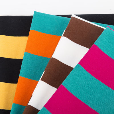 Ein guter Preis. Komfortabel und modisch und hautfreundlich gestreiftes Strickgewebe für Polo-Shirt Online