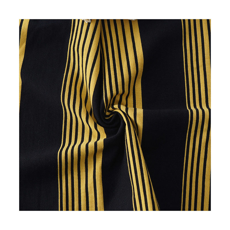 Garn gefärbt Streifen und Doppelgarn hochwertige Single Jersey Stoff für Polo-Shirt