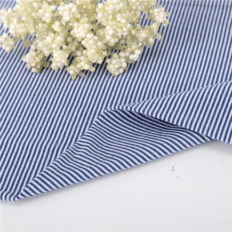 Multi farbiges gestreiftes Baumwollgewebe-Garn färbte Breathable antibakterielles Material