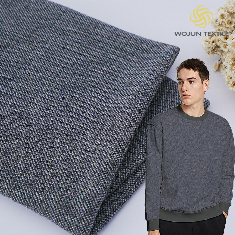 Massivfarbiges Terry-Material, gekämmt, umweltfreundliches Pique-Stoff