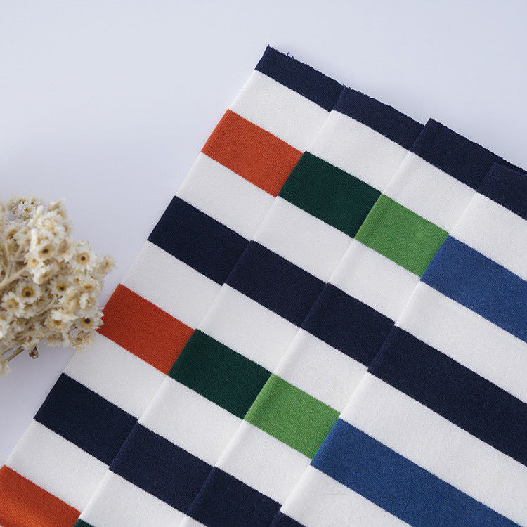 Compact Weaving Baumwolle Französisch Terry Stoff gestreifter Typ für Bekleidung