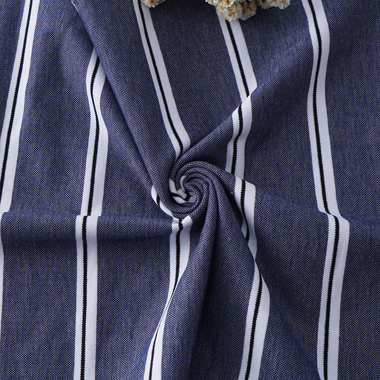 Natürliches Gefühl und gute Textur Komfortabel gestreiftes Strickgewebe für Polo-Shirt