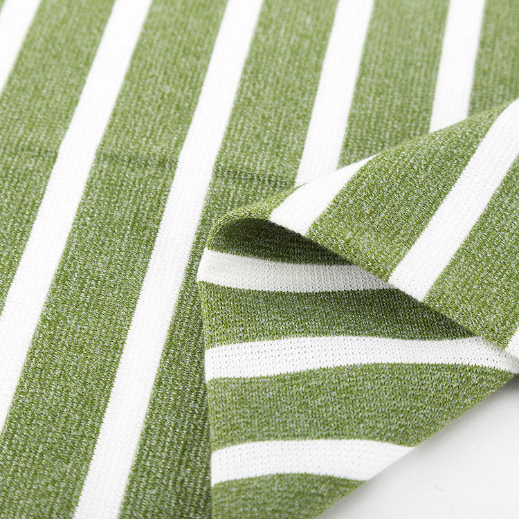 Atmungsaktive und komfortable und hochwertige Hautfreundliche gestreifte Strickstoffe für Polo-Shirt