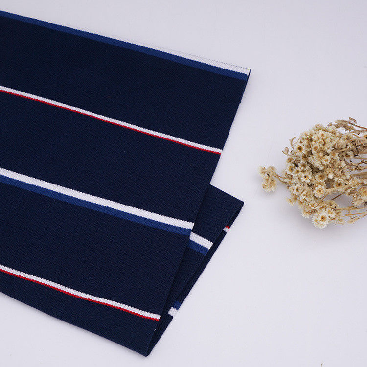 Kämmte Baumwolle und umweltfreundliche Garne gefärbtes Tuch gestreiftes Strickgewebe für Polo-Shirt