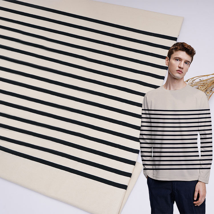Atmungsaktive und hautfreundliche, komfortable und gesunde gestreifte Strickstoffe für Trainieranzug