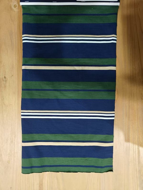 Hautfreundlich und komfortabel Schweiß absorbierend gestreiftes Strickgewebe für Polo Shirt