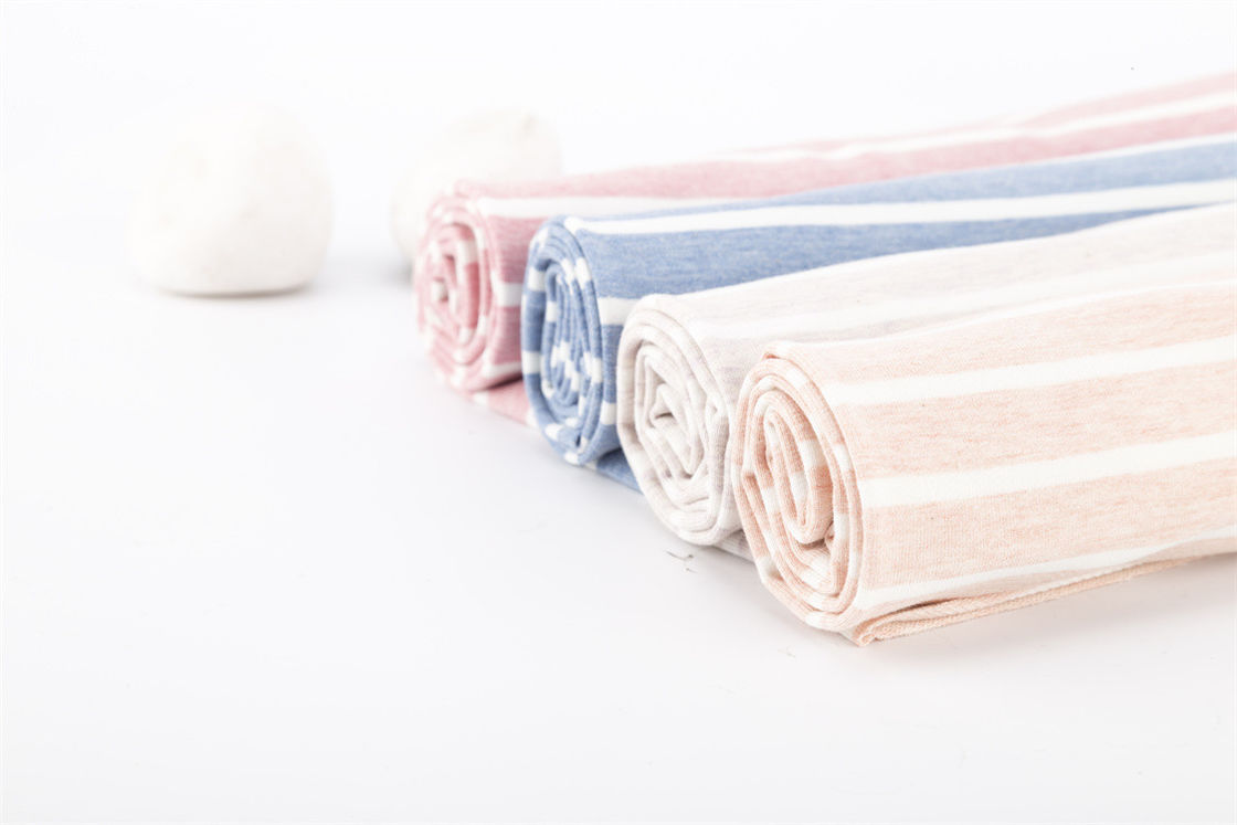 Komfortabel und weich Hautfreundlich und elastisch gestreiftes Material Stoff für Gelegenheits tragen