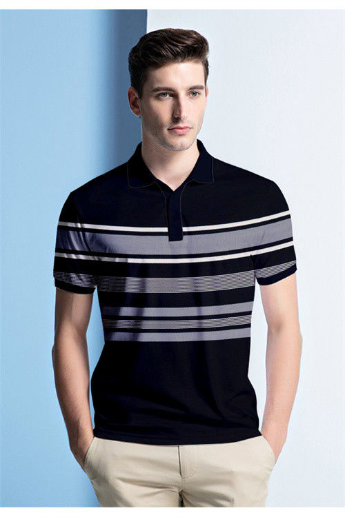 Hautfreundliches und gesundes, komfortables, hygroskopisch gestreiftes Strickgewebe für T-Shirts