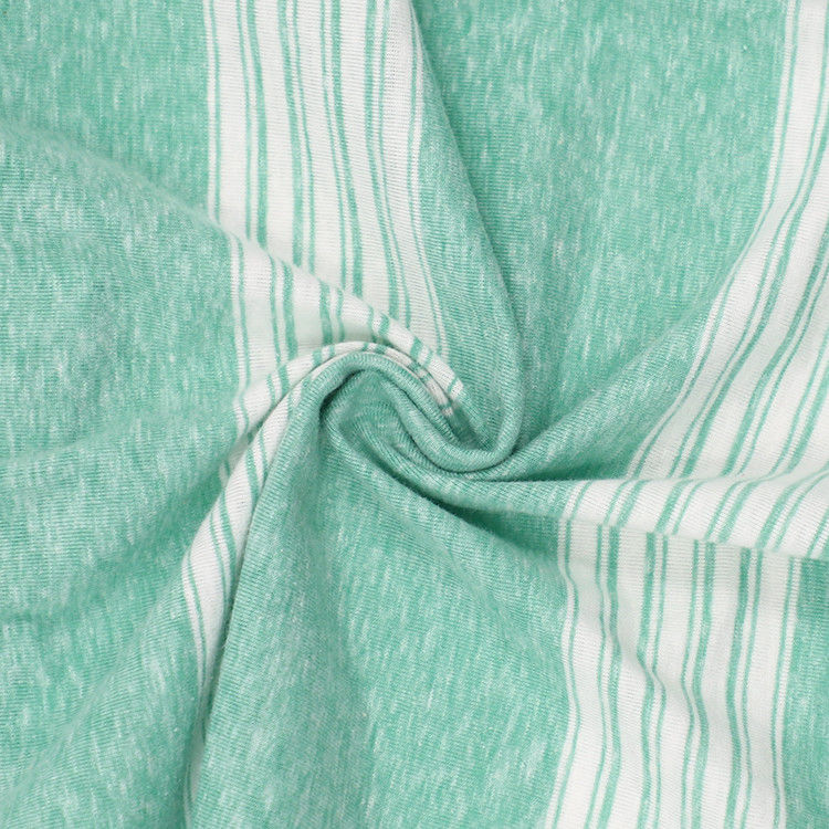 Zart und bequem Schön und einfach gestreiftes Strickgewebe für T-Shirt