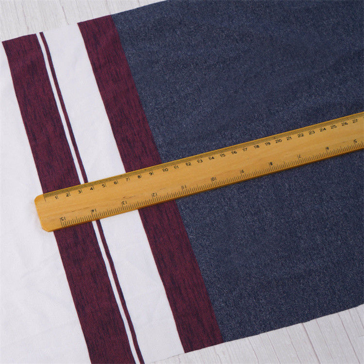 Bequem und Hautfreundlich Weich Modisches und Klassisches gestreiftes Strickgewebe für T-Shirt