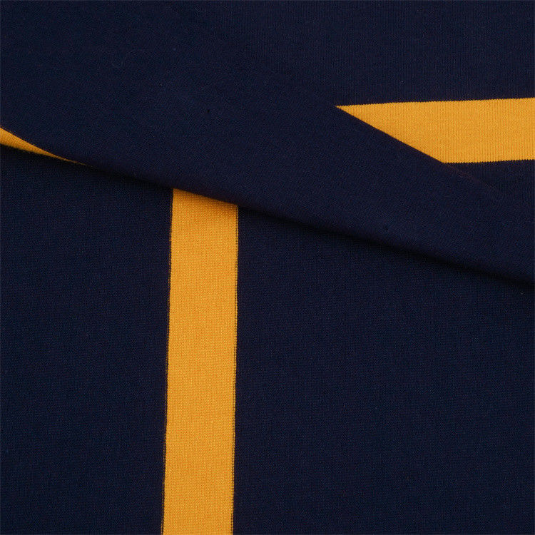 Verschleißbeständig und langlebig und komfortabel und hautfreundlich gestreiftes Strickgewebe für Polo-Shirt