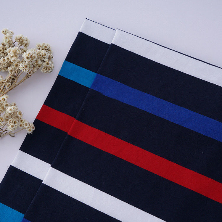 Gesund und bequem und Hautfreundlich gestreiftes Strickgewebe für Polo-Shirt