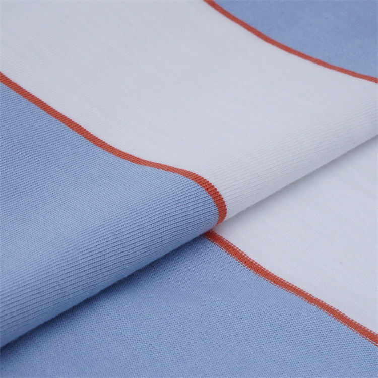 Atmungsaktive und schweißabsorbierende, gute Textur, gesund gestreiftes Strickgewebe für den Freizeitgebrauch