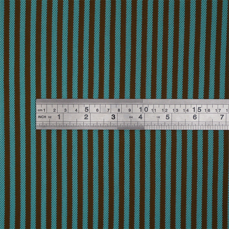 Komfortabel, Hautfreundlich, Faltenfreudig, Knister, gestreiftes Strickgewebe für T-Shirt