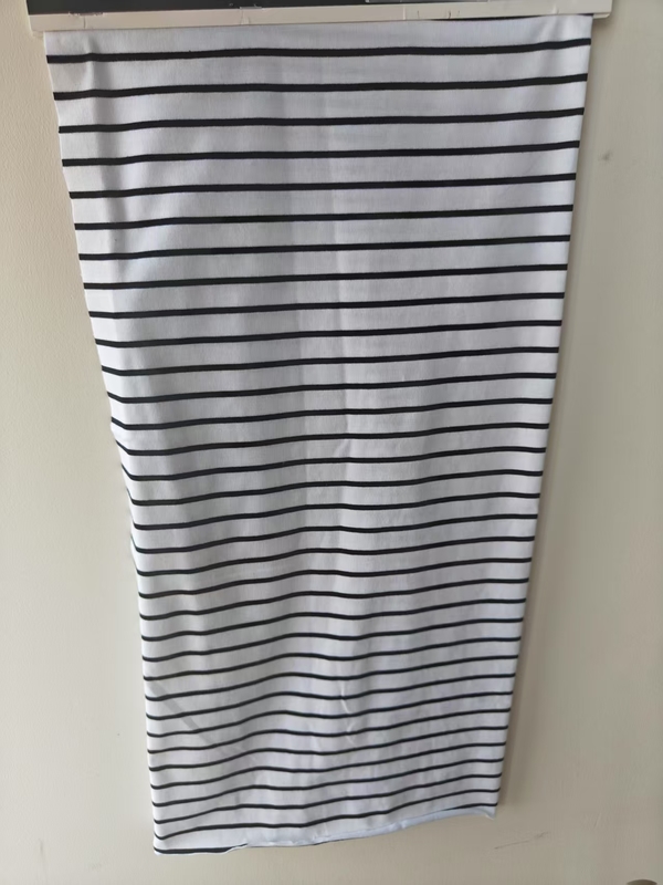 Atmungsaktiv und komfortabel nicht leicht zu verblassen gestreiftes Material Stoff für T-Shirt