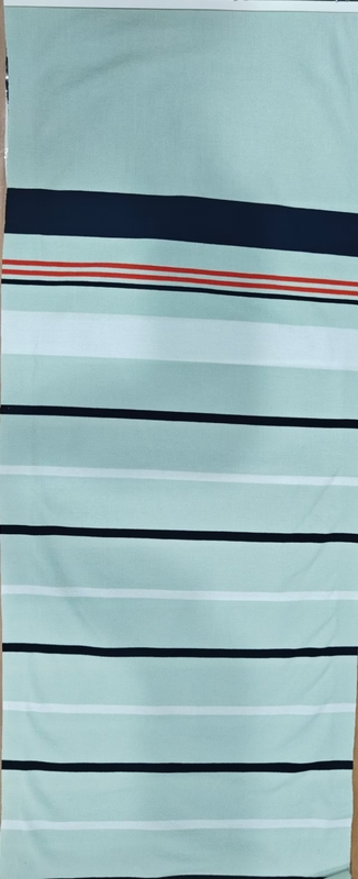 Verschleißbeständig und komfortabel, Anti-Falten und erfrischend gestreiftes Material Stoff für Polo-Shirt
