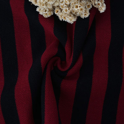 gestreifte 230cm stricken Gewebe-französische Terry-Baumwolle 100% Autumn Winter Soft Wear