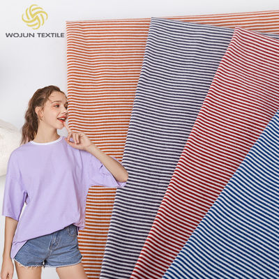 Ein guter Preis. Multi farbiges gestreiftes Baumwollgewebe-Garn färbte Breathable antibakterielles Material Online