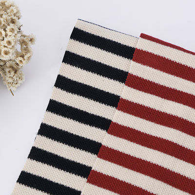 Ein guter Preis. Besonderes gestreiftes Baumwollgewebe atmungsaktive französische Terry Pique Textur Online