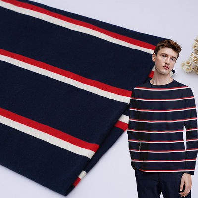 Ein guter Preis. Stricken schwindungsarmes Garn gefärbter Streifen Gewebe-Baumwollbeschaffenheit 100% 40S Online