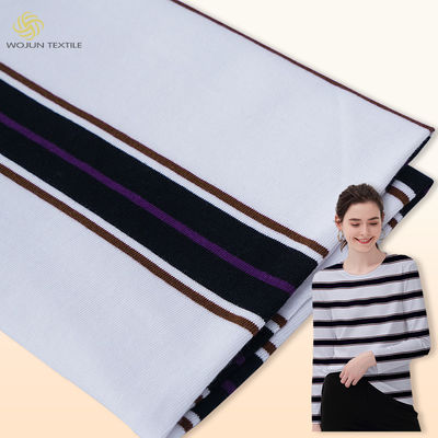 Ein guter Preis. Baumwolle 100% maserte Streifen-Gewebe Grey And Black Soft Yarn färbte Material Online