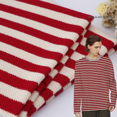 Ein guter Preis. Spinnen Sie die gefärbte Baumwollpikee-Gewebe-Abnutzung, die 320g widersteht, das Kämmen des Materials zu streifen Online