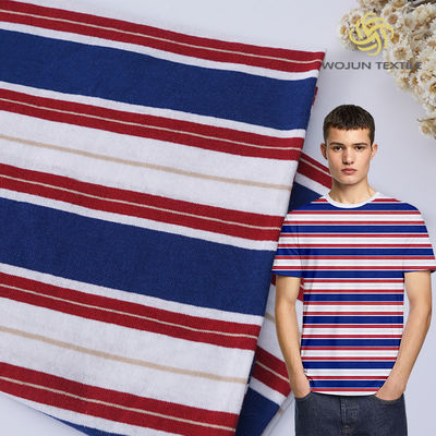 Plain Soft And Linen Baumwolle gestreiftes Material Stoff für Polo Shirt