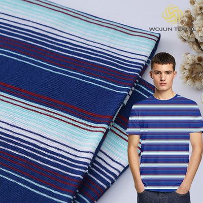 100% Baumwollgarn, gefärbt, gestreiftes Strickgewebe für Aktivkleidung