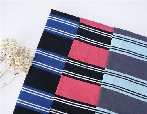 Hautfreundliche reine Baumwolle und Leinen Schweiß absorbierendes gestreiftes Material Stoff für Casual Shirt