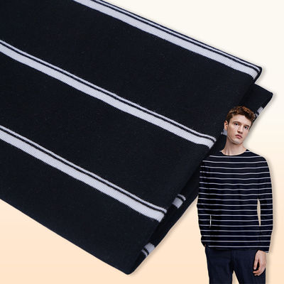 Ein guter Preis. Haltbares Garn reine Baumwolle und Atmungsabsorbierendes gestreiftes Material Stoff für Sportbekleidung Online