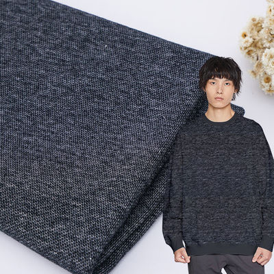 Stilvolles und dickes, nicht leicht verformbares, großzügiges und lässiges gestreiftes Strickgewebe für Französisch Terry.