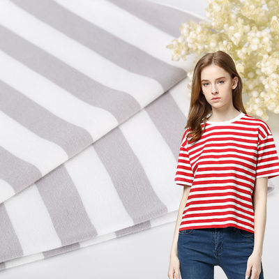 Ein guter Preis. Flexibles, weiches, glattes, gestreiftes Baumwollgewebe leicht zu trocknen Hautfreundlich Online