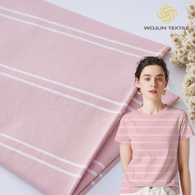 Gesunde und hautfreundliche weiche Baumwolle mit Streifen für T-Shirts