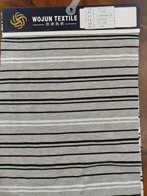 Atmungsaktive und schweißabsorbierende Garne gefärbtes Gewebe gestreiftes Strickgewebe für Polo-Shirt