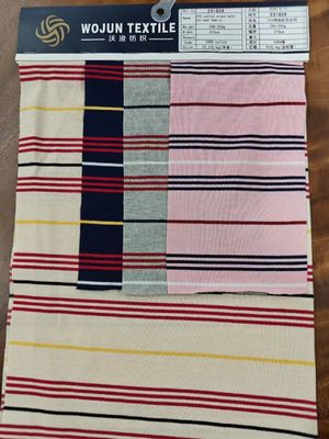 Atmungsaktive und schweißabsorbierende gestreifte Strickstoffe für Polohemden