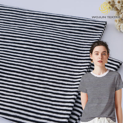 Ein guter Preis. Atmungsaktive und leichte, schweißabsorbierende gestreifte Strickstoffe für Sportanzüge Online