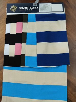 Atmungsaktive, klassische, komfortable gestreifte Strickstoffe für Polohemden