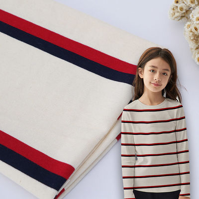 Ein guter Preis. Atmungsaktive und hautfreundliche und weiche gestreifte Strickgewebe für Trainingsanzug Online