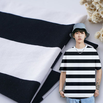 Ein guter Preis. Atmungsaktive und glatte, weiche, klare Textur, gestreiftes Strickgewebe für Tracks Online