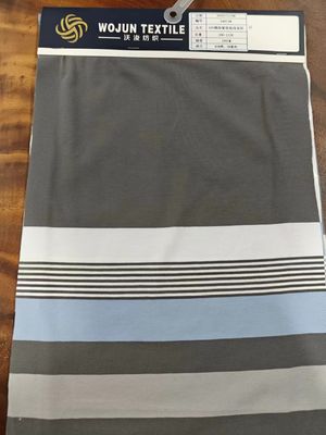 Einfach zu pflegen für gesunde und atmungsaktive und schweißabsorbierende gestreifte Strickstoffe für Polo-Shirt