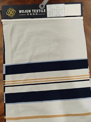 Ausgezeichnete Elastizität und langlebige gestreifte Strickstoffe für Polohemden