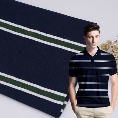 Durchatmbare, feuchtabsorbierende und langlebige gestreifte Strickstoffe für Kleidung mit einzigartiger Textur