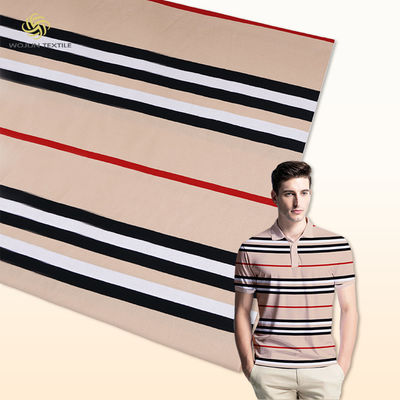 Ein guter Preis. Leicht zu pflegen und faltenfest gestreiftes Strickgewebe für den geschäftigen Lebensstil Online