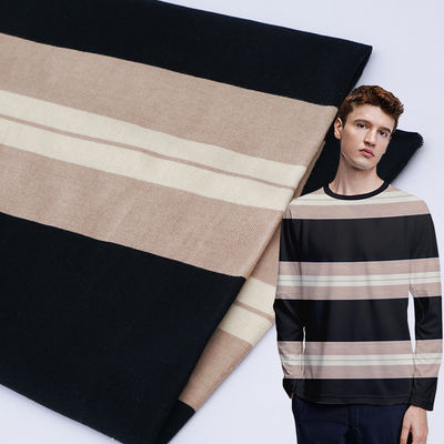 Ein guter Preis. Atemberaubend und langlebig und hautfreundlich gestreiftes Strickgewebe für den Freizeitgebrauch Online