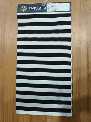 Ein guter Preis. Umweltschonend und natürlicher, hautfreundlicher, atmungsaktiver, gestreifter Strickstoff für den Freizeitgebrauch Online