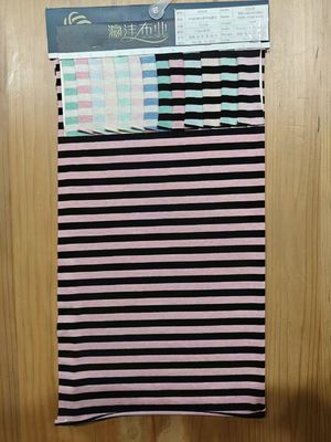 Modisches und langlebiges elastisches, glattes, gestreiftes Material für T-Shirts