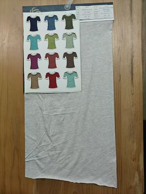 Ein guter Preis. Atmungsaktive und reine Baumwolle mit gestreiften Stricken für T-Shirts Online