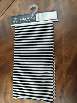 Ein guter Preis. Schweiß absorbierend und glatter reiner Baumwolle gestreifter Strick für Polo-Shirt Online