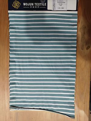 Komfortable und langlebige glatte gestreifte Strickstoffe für T-Shirts
