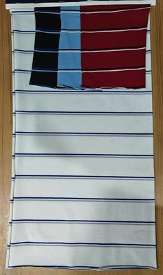 Umweltschonendes und elastisches, umweltfreundliches, gestreiftes Stoffgewebe für den Freizeitgebrauch